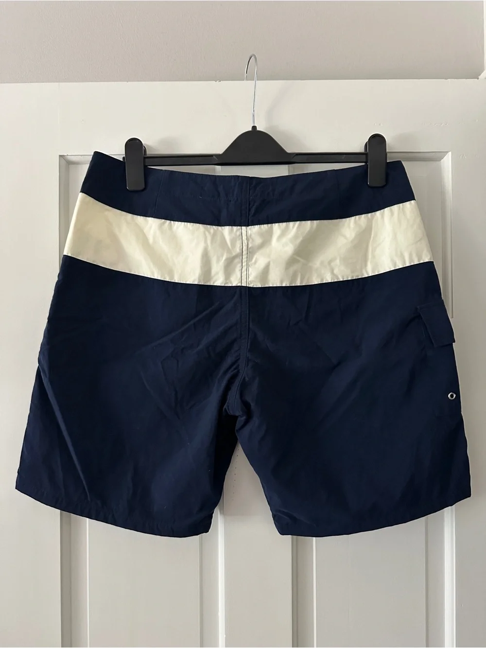 NWT Apolis Global Citizen + FREAKS Indigo Navy Nylon Swim Trunk L